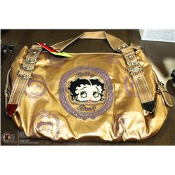 OFFICIALLY LICENSED BETTY BOOP GOLD TONE DESIGNER