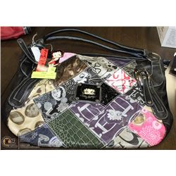 OFFICIALLY LICENSED BETTY BOOP BLACK PATCHWORK