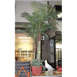 3 STEMMED PALM TREE 7" HIGH