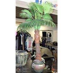 PALM TREE WITH SUN FACE MEXICAN POT 6'