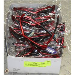 BOX OF REPLICA RED AND BLACK OAKLEY SUNGLASSES