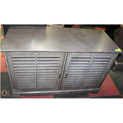 4)GREY HALL CREDENZA