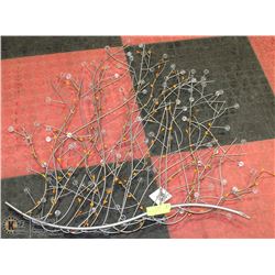 LARGE  METAL WALL DECOR