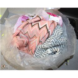 LOT OF 5 ASSORTED SCARVES