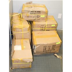 5 CASES OF CLOTHING BAGS