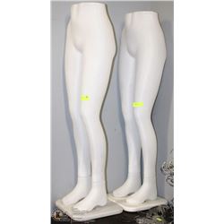 2 PAIRS OF DISPLAY LEGS