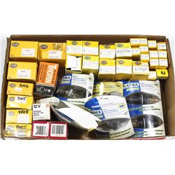 LOT OF 40 ASSORTED HALOGEN CAR BULBS -MOSTLY HELLA