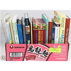 FLAT OF POPULAR COOK BOOKS