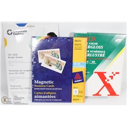 FLAT OF SPECIAL PRINTING PAPER, INCLUDES DVD/CD