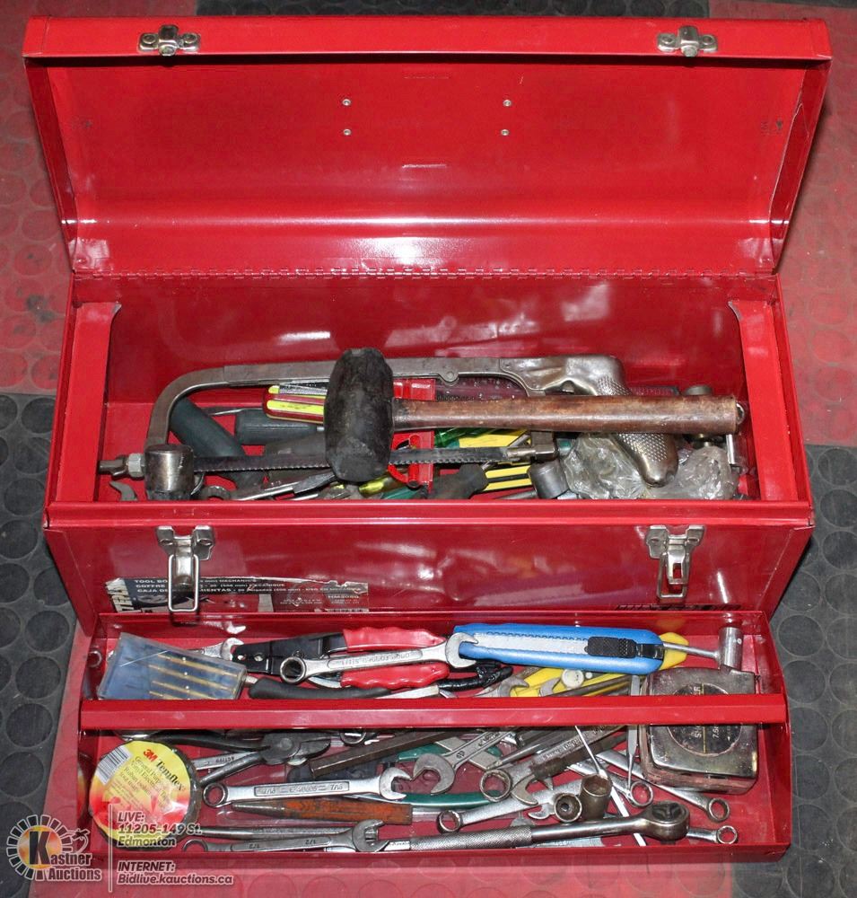 TOOL BOX FULL OF TOOLS