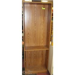 BOOKCASE WITH SHELVES 25"X9"X72" EACH