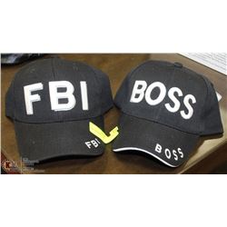 FBI AND BOSS CAPS (YOU GET 1 OF EACH)