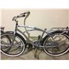 Image 2 : 2 BIKES: BLACK RALEIGH HYBRID BIKE & GREY NO NAME CRUISER BIKE