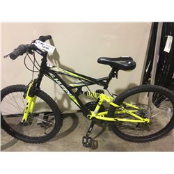 BLACK HUFFY ROCK CREEK 18 SPEED MOUNTAIN BIKE