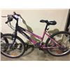 Image 2 : 2 BIKES:  BLACK NO NAME MOUNTAIN BIKE & PINK ROSS MOUNTAIN BIKE