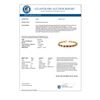 Image 2 : 6.09 CTW Ruby & Diamond Bracelet 10K Yellow Gold - REF-79T3X - 10590