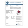 Image 2 : 2.25 CTW Ruby & Diamond Ring 18K White Gold - REF-34W9H - 13871