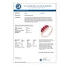 Image 2 : 0.77 CTW Ruby & Diamond Ring 18K Rose Gold - REF-37H3W - 12336