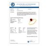 Image 2 : 1.36 CTW Ruby & Diamond Ring 10K Yellow Gold - REF-31W8H - 13563