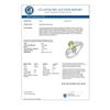 Image 2 : 0.55 CTW Peridot & Diamond Ring 18K White Gold - REF-40Y2N - 13437