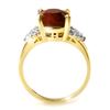 Image 2 : 5.55 CTW Ruby & Diamond Ring 10K Yellow Gold - REF-40R2K - 12981