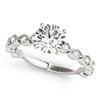 Image 2 : 2.02 CTW Certified VS/SI Diamond Solitaire 2Pc Wedding Set 14K White Gold - REF-402M8F - 31613