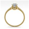 Image 4 : 1.0 CTW VS/SI Oval Cut Diamond Solitaire Engagement Ring 18K Yellow Gold - REF-287X4T - 35893