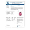 Image 2 : 14.15 CTW Ruby & Diamond Necklace 18K White Gold - REF-168T2X - 14286