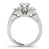 Image 2 : 1.2 CTW Certified VS/SI Diamond 3 Stone Ring 18K White Gold - REF-220W9H - 27981