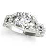 Image 2 : 1 CTW Certified VS/SI Diamond Solitaire Ring 18K White Gold - REF-149M6F - 27831