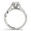 Image 5 : 1 CTW Certified VS/SI Diamond Solitaire Ring 18K White Gold - REF-149M6F - 27831