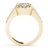 Image 2 : 2 2 CTW Certified VS/SI Diamond Solitaire Halo Ring 18K Yellow Gold - REF-471X5T - 27041