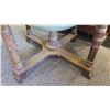 Image 8 : Oversized 40 x 48 Antique Floor Globe, Carved Hardwood, Foam-Like Core (some damage on globe surface