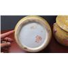 Image 8 : Pair: Yellow Japanese Ginger Jars w/Floral Motif, Approx. 7" W
