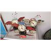 Image 1 : Qty 3 Nostalgia Time Flies "Tin Can" Clocks, Handcrafted, Signed by Artist 2015