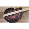 Image 8 : Fossil: Prehistoric Natural Ammonite, Irridescent Red, Blue, Violet Hues (100-200 mil yrs)