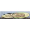 Image 1 : Surfboard: 8' Long Board by Jay Hodge, White w/Yellow, Previous Damage Approx 21' x 96"
