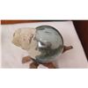 Image 3 : Glass Ball Fishing Float w/Natural Barnacle Growth, Approx. 5" dia.