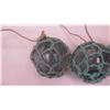 Image 2 : Glass Ball Fishing Floats w/Nets, Qty 3, Small