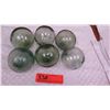 Image 1 : Glass Ball Fishing Floats, Qty 6, Small