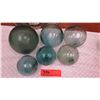 Image 1 : Glass Ball Fishing Floats, Qty 6, Small/Medium