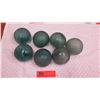 Image 1 : Glass Ball Fishing Floats, Qty 7, Small