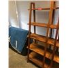 Image 1 : Furniture - Wooden Shelving Unit, 5-Shelves, Ladder Style, Approx 30" x 16.5" x  73"