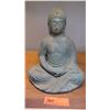 Image 2 : Sitting Buddha Figure w/Natural Patina - Bronze Cast? 12" Height