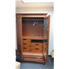 Image 5 : Furniture - Tall Wardrobe Cabinet w/Drawers, Interior Mirror & Clothing Rod 48" x 23" x 78.5"