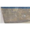 Image 14 : Large Antique Oriental Scroll w/Peony, Silk, Framed in Plexiglass Case, 52.25" x 66"
