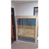 Image 2 : Large Antique Oriental Scroll w/Peony, Silk, Framed in Plexiglass Case, 52.25" x 66"