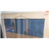 Image 3 : Large Antique Oriental Scroll w/Peony, Silk, Framed in Plexiglass Case, 52.25" x 66"