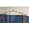 Image 9 : Large Antique Oriental Scroll w/Peony, Silk, Framed in Plexiglass Case, 52.25" x 66"