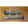 Image 1 : Two Large Forged Iron Screws